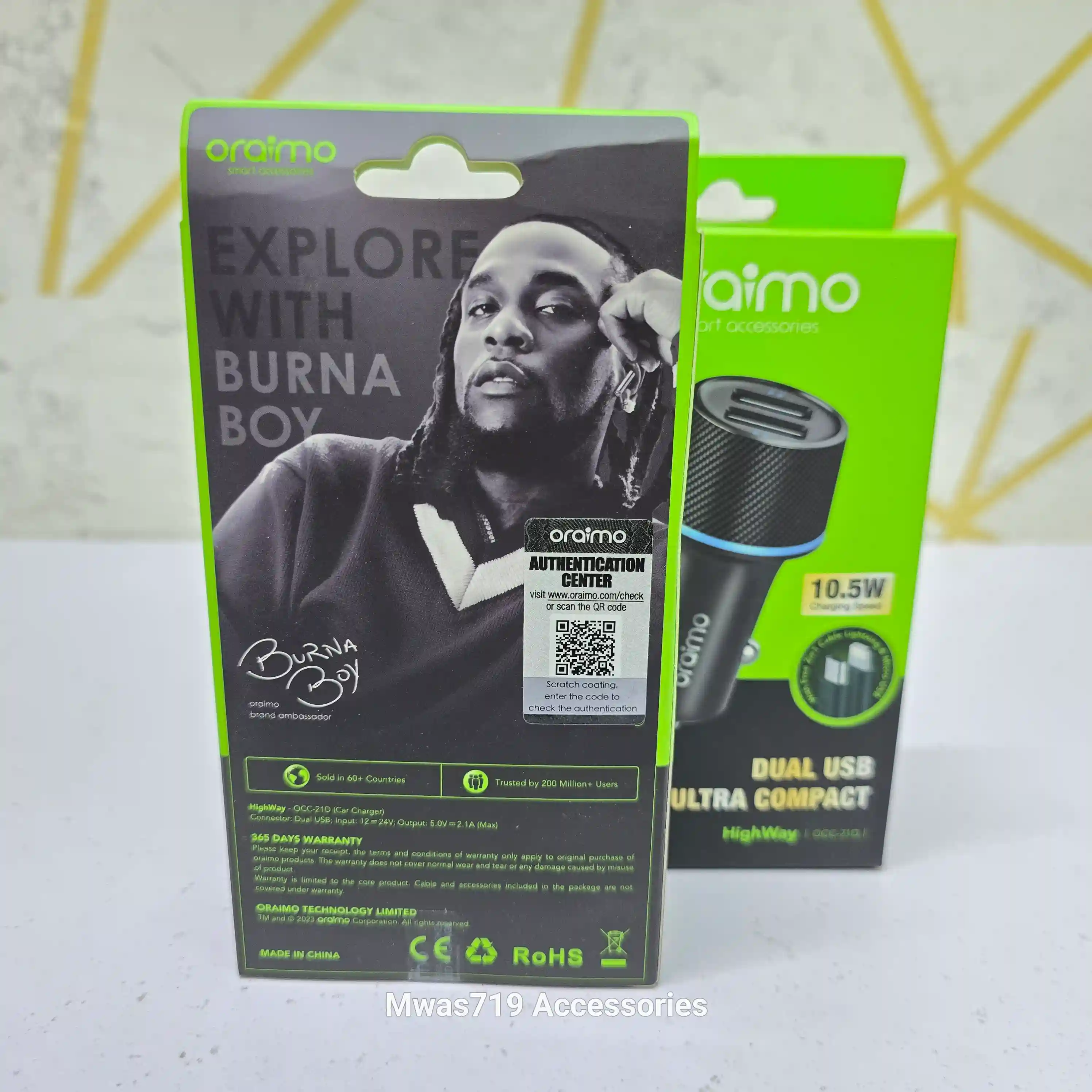 Carousel slide 2 for Oraimo Highway Car Charger