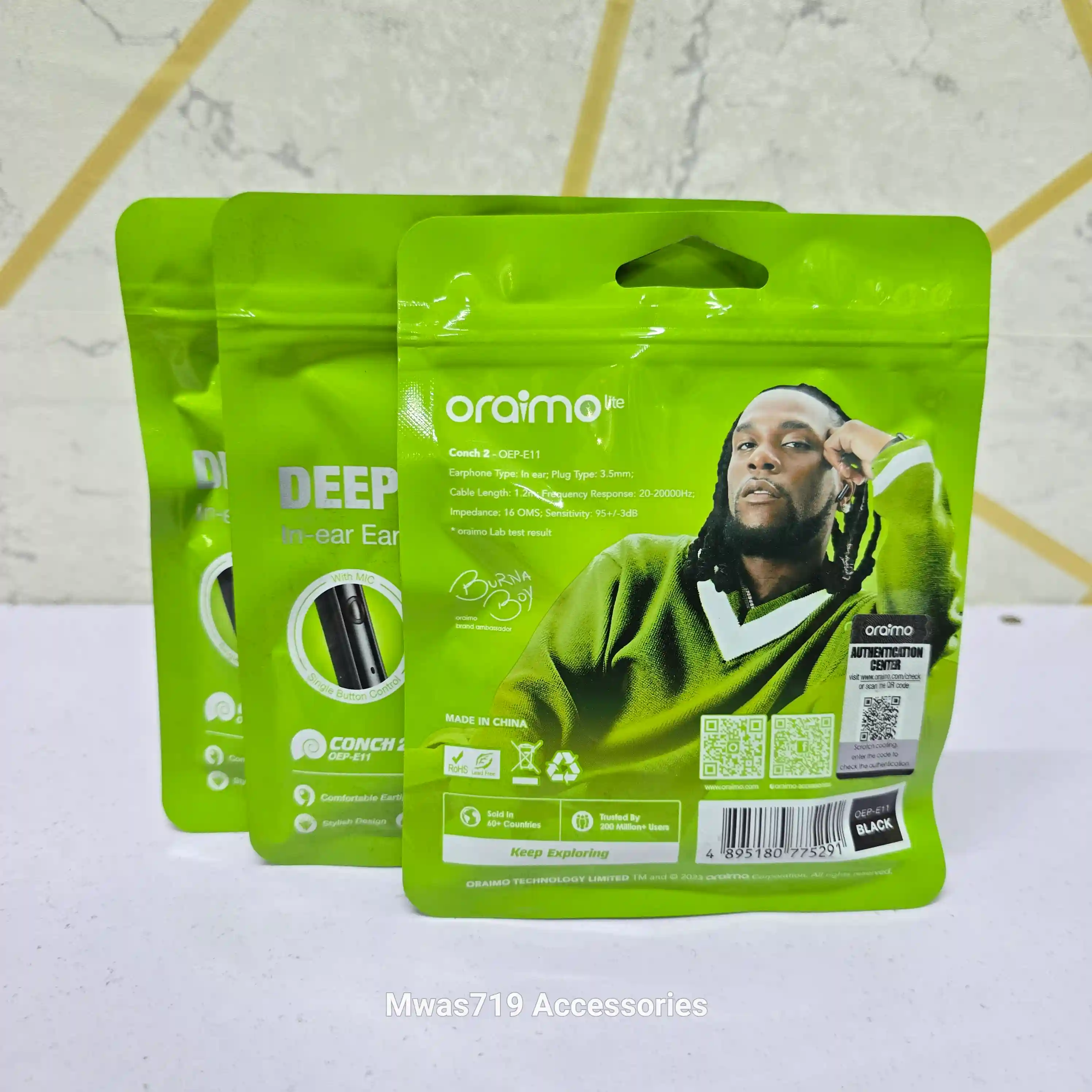 Carousel slide 1 for Oraimo Conch 2 earphones 
