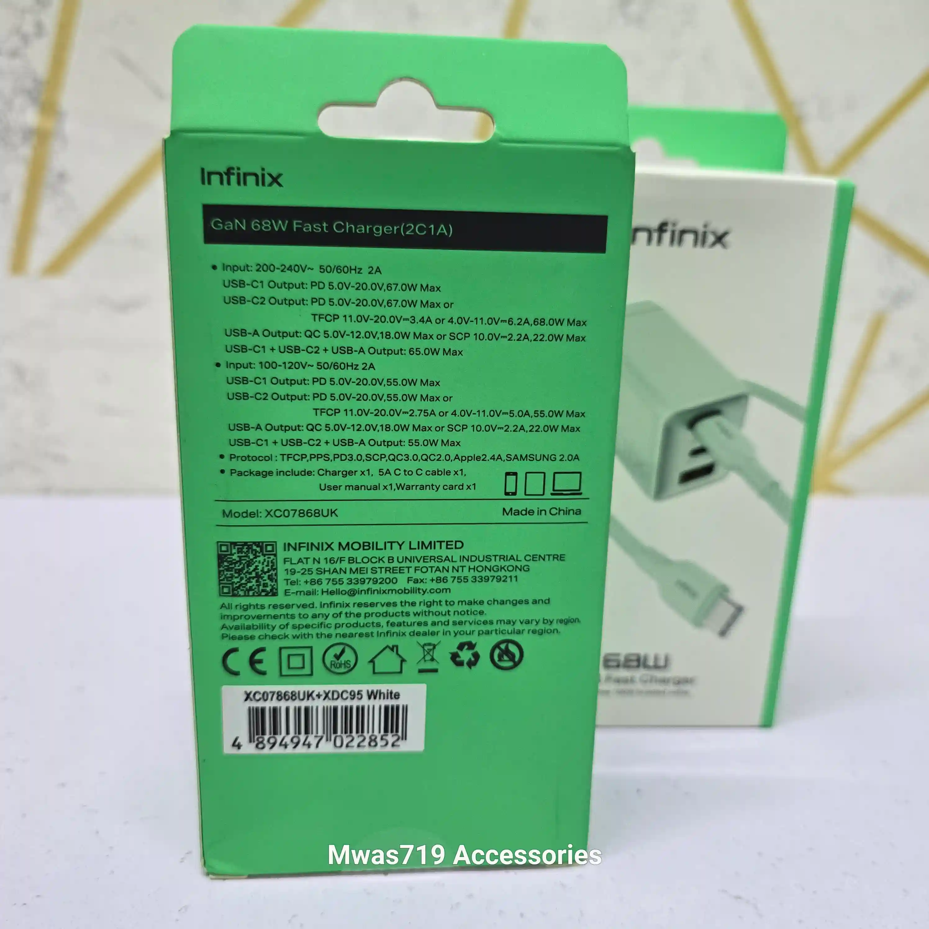 Carousel slide 1 for Infinix 68W Charger