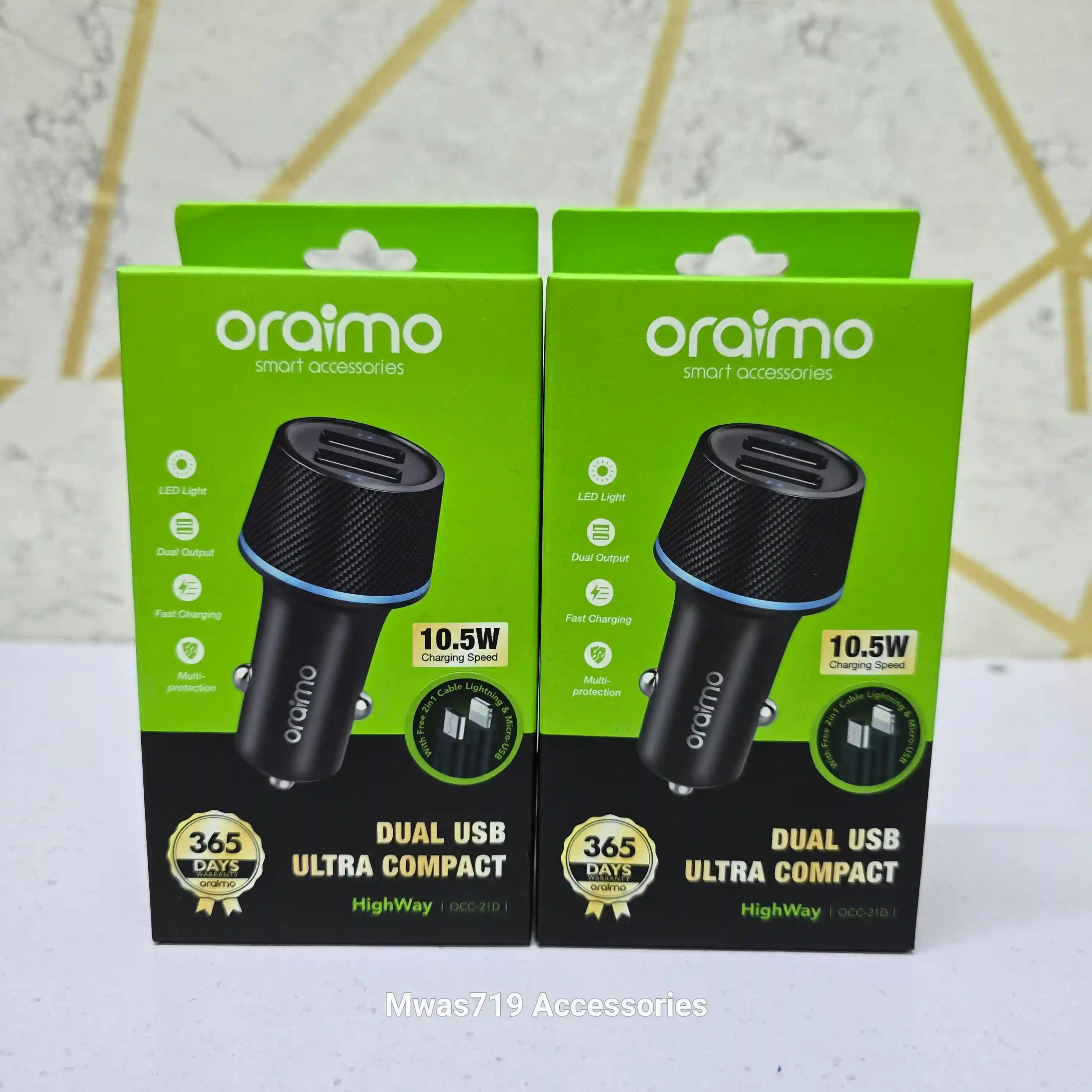 Carousel slide 1 for Oraimo Highway Car Charger