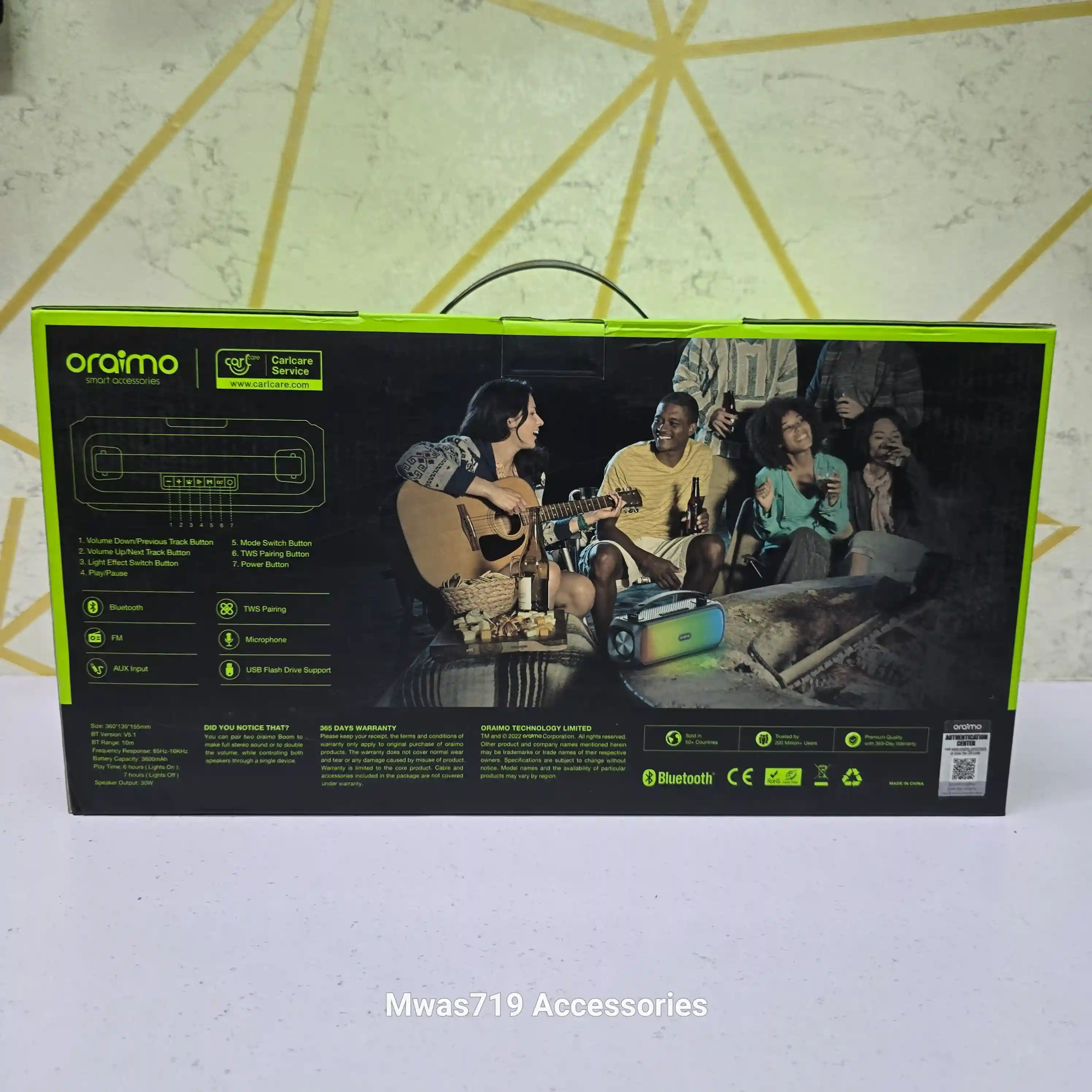 Carousel slide 1 for Oraimo Boom