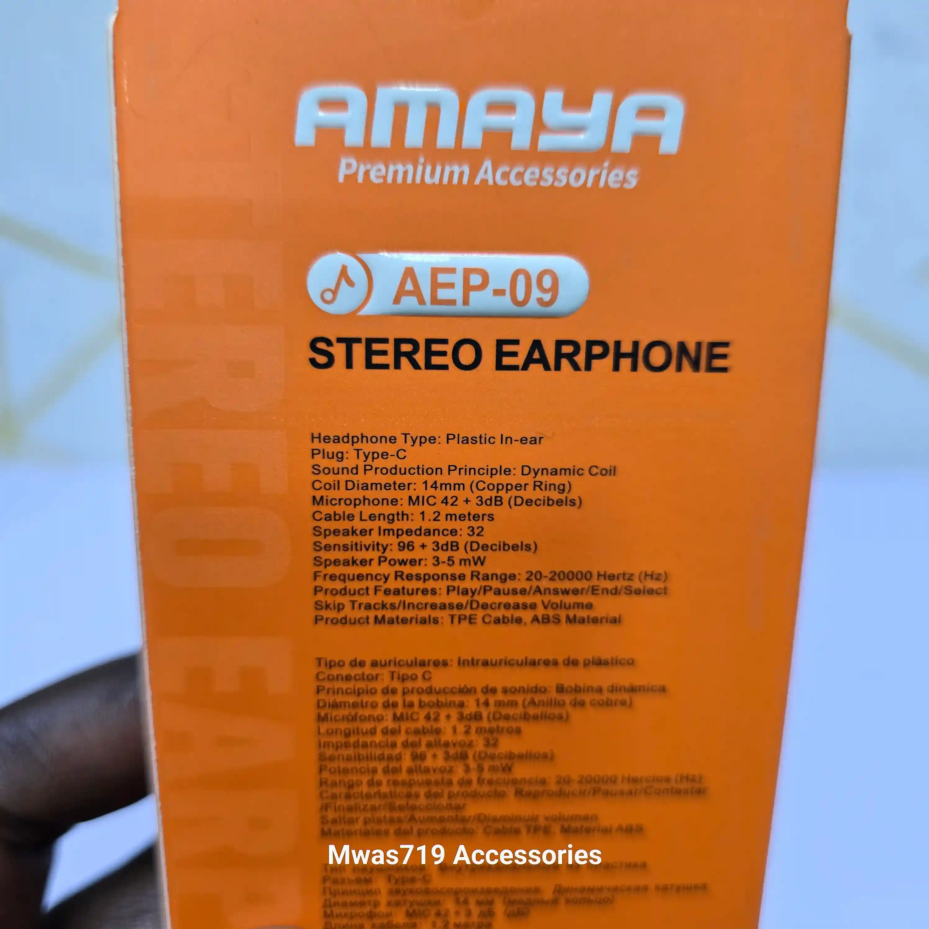 Carousel slide 2 for Amaya Type C Earphones